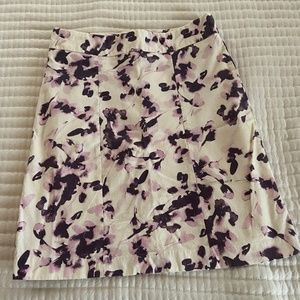 Floral pencil skirt